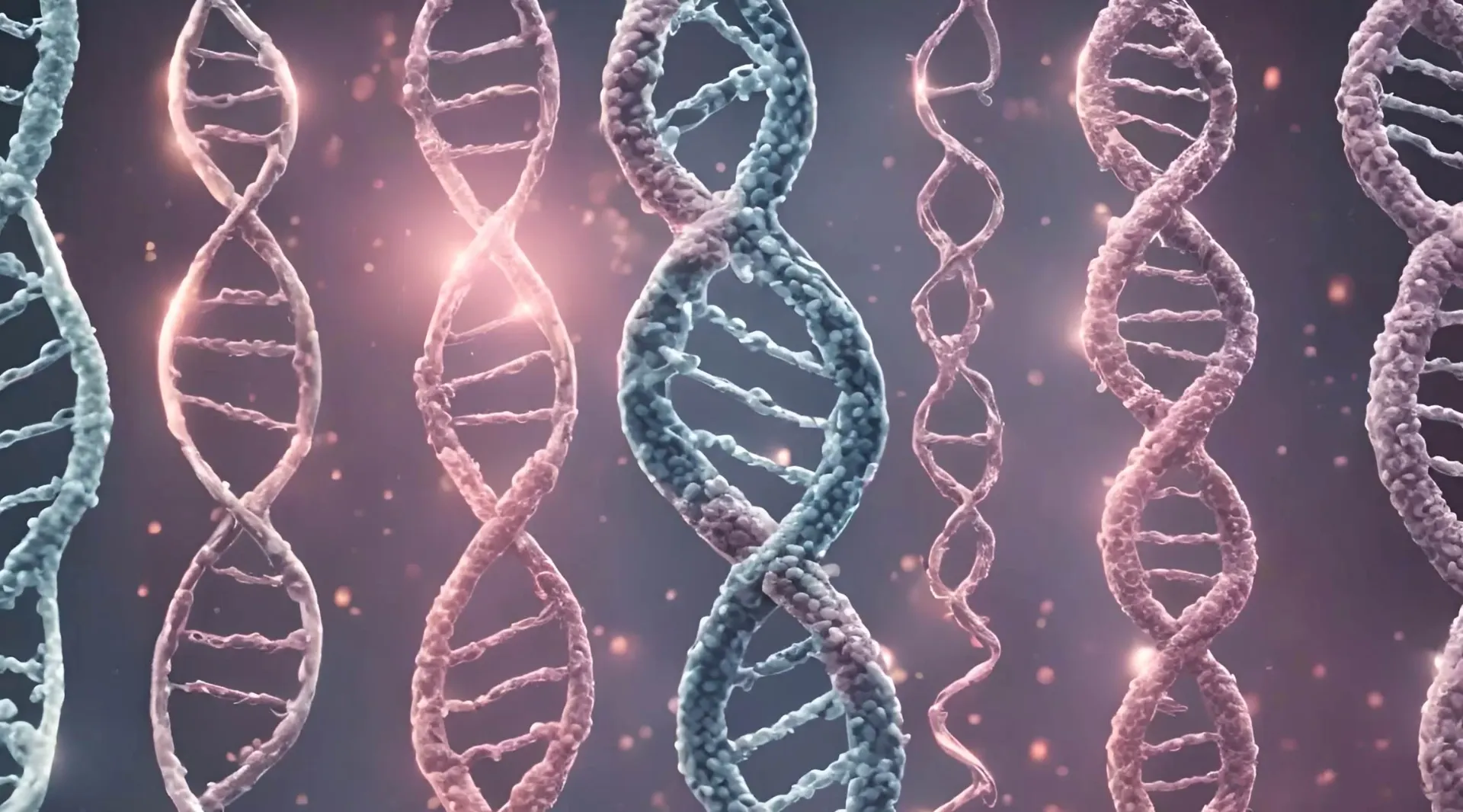 Genomic Glow Lively DNA Visualization Clip